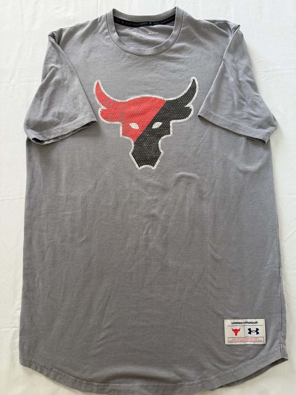 Under Armour Project Rock Iron Paradise Training Dept T-Shirt Size S